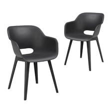 Akola Outdoor Armchairs (Set of 2)