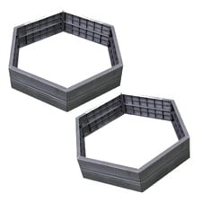 110cm Ergo Hex Raised Garden Beds (Set of 2)