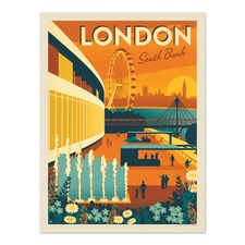 London South Bank Printed Wall Art