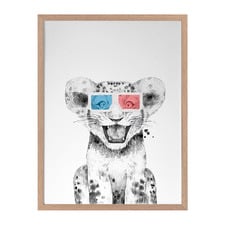 Ludo Lion Framed Printed Wall Art