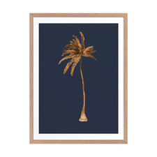 Golden Palm IV Framed Printed Wall Art