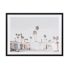Palm Springs House Framed Printed Wall Art