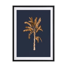 Golden Palm I Framed Printed Wall Art
