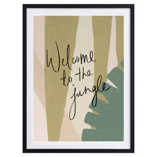 Welcome To The Jungle Framed Printed Wall Art