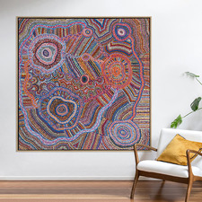 Ngapa Jukurrpa II Framed Printed Wall Art