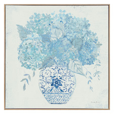 Ginger Jar Hydrangea Canvas Wall Art