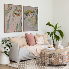 Neutral Flowering Gum I Canvas Wall Art