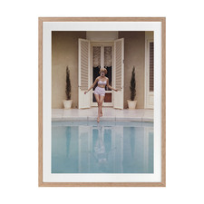 Poolside Glamour III Printed Wall Art