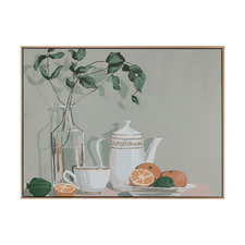 Mint, Lime & Oranges Printed Wall Art