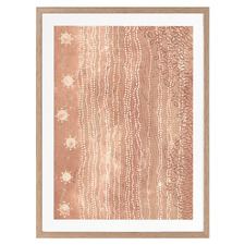 Wubunginya Peach Printed Wall Art