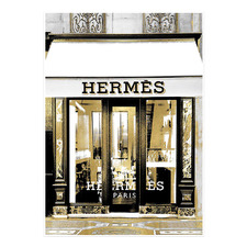 Hermes in Gold Unframed Paper Print