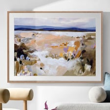 Ochre & Purple Cederberg Printed Wall Art