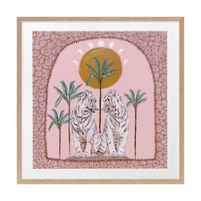 Pink Days on End Printed Wall Art