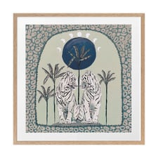 Blue Days on End Printed Wall Art