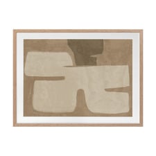 Brown Poised Printed Wall Art
