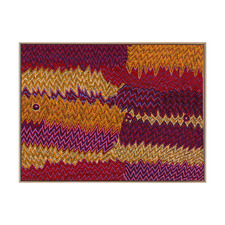 Dark Pink Mina Mina Jukurrpa IX Printed Wall Art