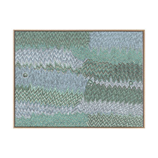 Teal Mina Mina Jukurrpa IX Printed Wall Art