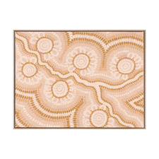 Neutral Connection to the River Printed Wall Art