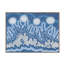 Blue Spiritual Connection Printed Wall Art