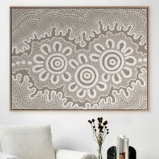 Grey Small Gatherings Printed Wall Art