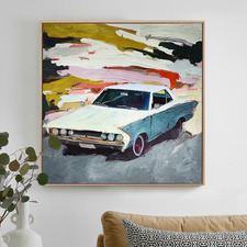 Vintage Car I Printed Wall Art