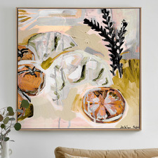 Orange Whisk It Printed Wall Art