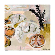 Orange Whisk It Printed Wall Art