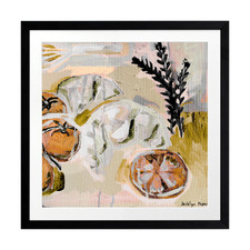 Orange Whisk It Printed Wall Art