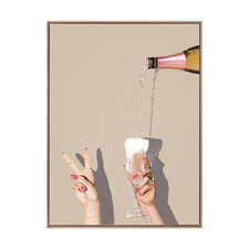 Champagne Showers Printed Wall Art