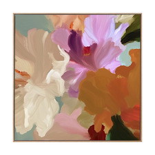 Blushing Gordonia III Framed Canvas Wall Art