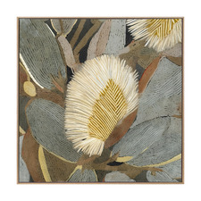 Wild Bottlebrush III Framed Canvas Wall Art