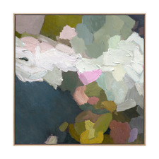 Cascading Impressions Framed Canvas Wall Art