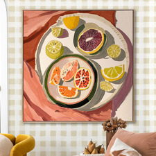 Sun-Soaked Fruit Canvas Wall Art