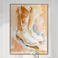 Sunset Stroll Canvas Wall Art