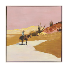 Desert Sunset Canvas Wall Art