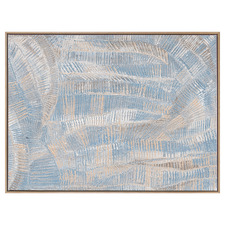 Light Blue Dhala-Bu-Nya Canvas Wall Art