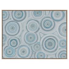 Light Blue Nirrangi II Canvas Wall Art