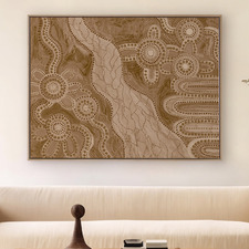 Brown Bila IV Canvas Wall Art