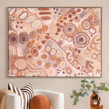 Warm Neutral Ngu-Nha Canvas Wall Art