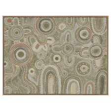 Green Yinaagang Canvas Wall Art