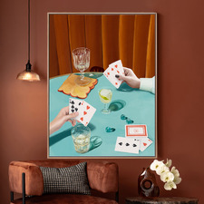Deal Me In Canvas Wall Art