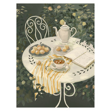 Garden Tea Canvas Wall Art