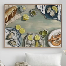 Midday Shells Canvas Wall Art