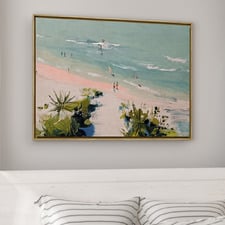 Shoreline Afternoon Canvas Wall Art