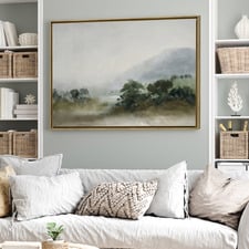 Misty Valleys Canvas Wall Art
