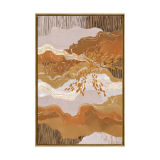 Ochre Drift II Canvas Wall Art