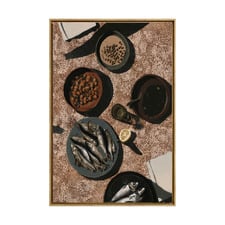 Mezze Platter II Canvas Wall Art