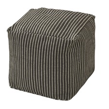 Black and Grey Archer Indoor Pouffe