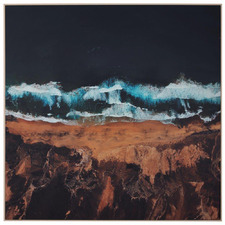 Coastline Framed Canvas Wall Art