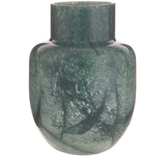 Green Jungalow Glass Vase